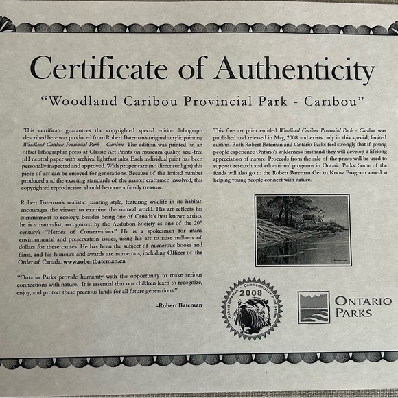 Robert Bateman special edition lithographs (set of 3) - Picture 5 of 6